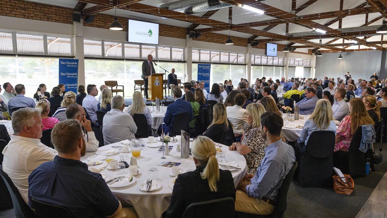 Toowoomba Equestrian Centre breakfast in the Glenvale Room, Toowoomba Showgrounds, Tuesday, February 25, 2025. Picture: Kevin Farmer