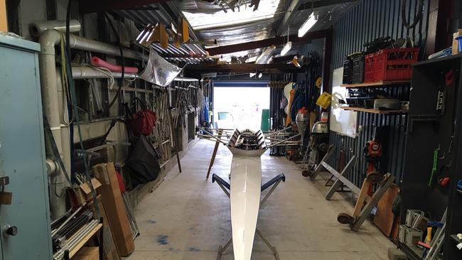 The engine room of the Toowong Rowing Club. It has safety concerns about the proposal.