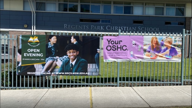 Three Omicron cases have been detected at Regents Park Christian School. Picture: Google Maps