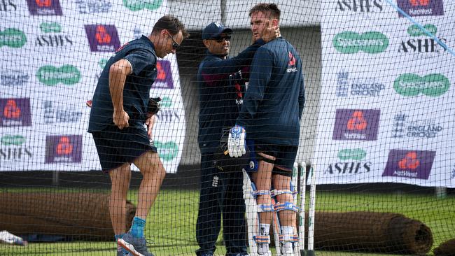 Jason Roy was clobbered by a bouncer in a net session prior to the Headingley Test.