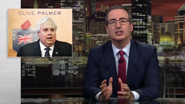 John Oliver's brutal take-down of Clive Palmer (Last Week Tonight)