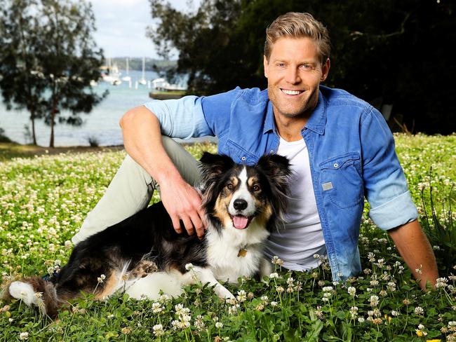Wran is now working with animals in Bondi Vet Chris Brown’s clinic. Picture: Justin Lloyd
