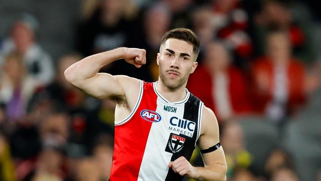 Jade Gresham has finally completed a move to Essendon. (Photo by Dylan Burns/AFL Photos via Getty Images)