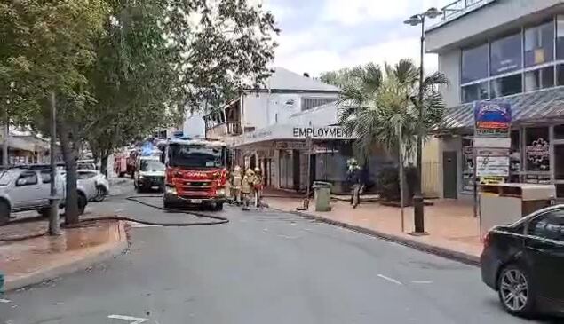 CBD shop goes up in flames