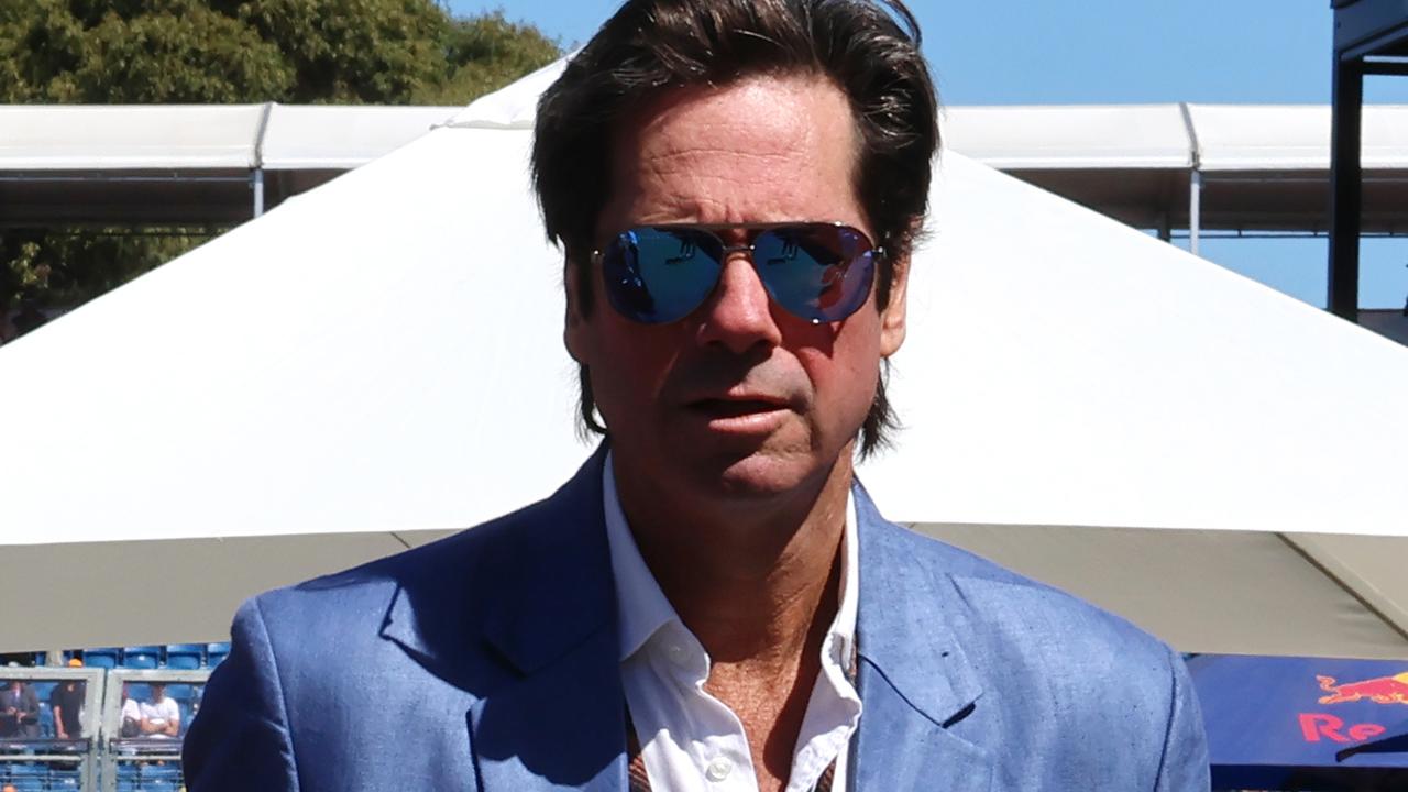 Gillon McLachlan pictured at the Melbourne Grand Prix. Picture: Angelica Snowden