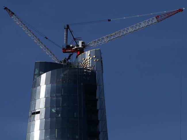 SYDNEY, AUSTRALIA - NOVEMBER 19: A general view of Crown Sydney is seen at Barangaroo on November 19, 2020 in Sydney, Australia. NSW's Independent Liquor and Gaming Authority (ILGA) on Wednesday ruled that Crown Resorts would not be allowed to open its gaming facilities at its new $2.2 billion Barangaroo development in mid-December as planned. The announcement came following an inquiry into the company's casinos in Perth and Melbourne and concerns over money laundering. (Photo by Lisa Maree Williams/Getty Images)