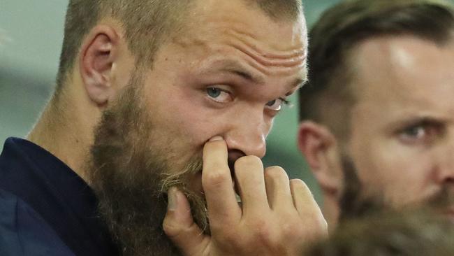 Max Gawn will miss 10-12 weeks with a hamstring injury. Picture: Getty