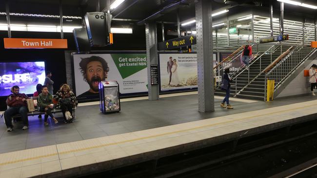 Sydney’s underground Town Hall station is one of Australia’s busiest.