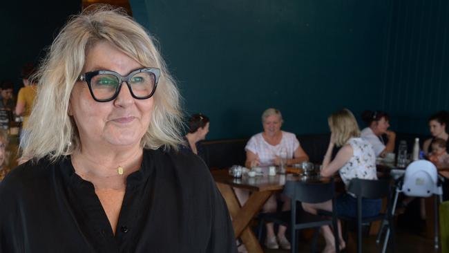 Carol Dingle co-owner of Dingles Cafe and Bar on William St Rockhampton