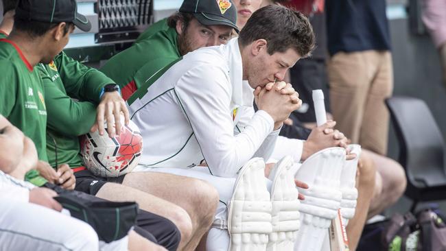 Tim Paine has taken leave from cricket. Picture: Eddie Safarik