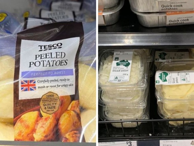 These potatoes were slammed as "lazy". Picture: Facebook/British Memes