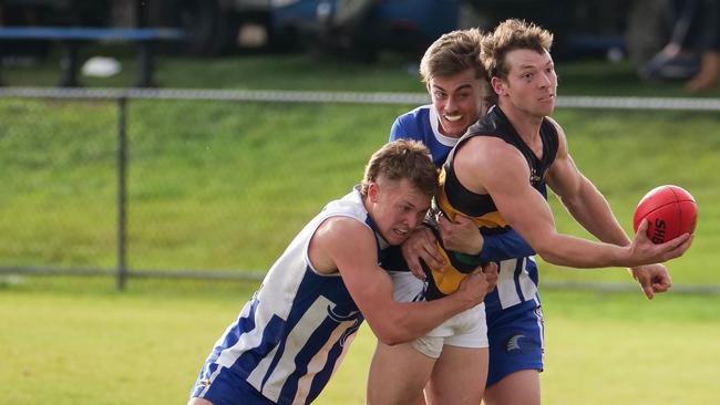 Josh Beard sung the praises of teenager Blake Pullen and his role on Jake Aarts. Pictures: PAUL STAN CHURCHER IMAGES