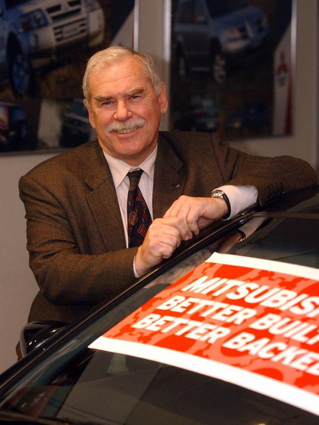 Tom Phillips AM was head of Mitsubishi Australia between 2000 and 2005, during hard times for the company’s Adelaide operations. Picture: Michael Rudolph