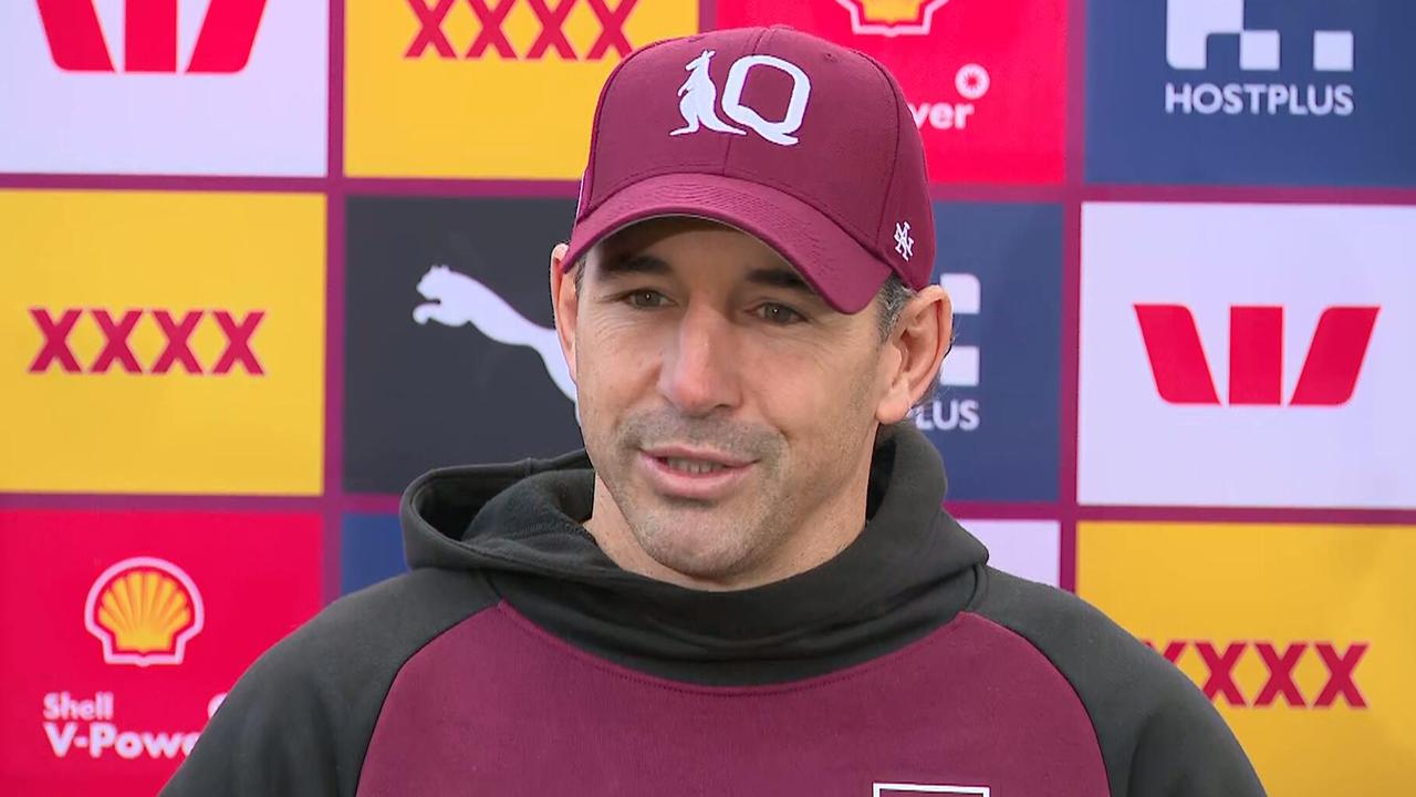 Billy Slater spoke to media.