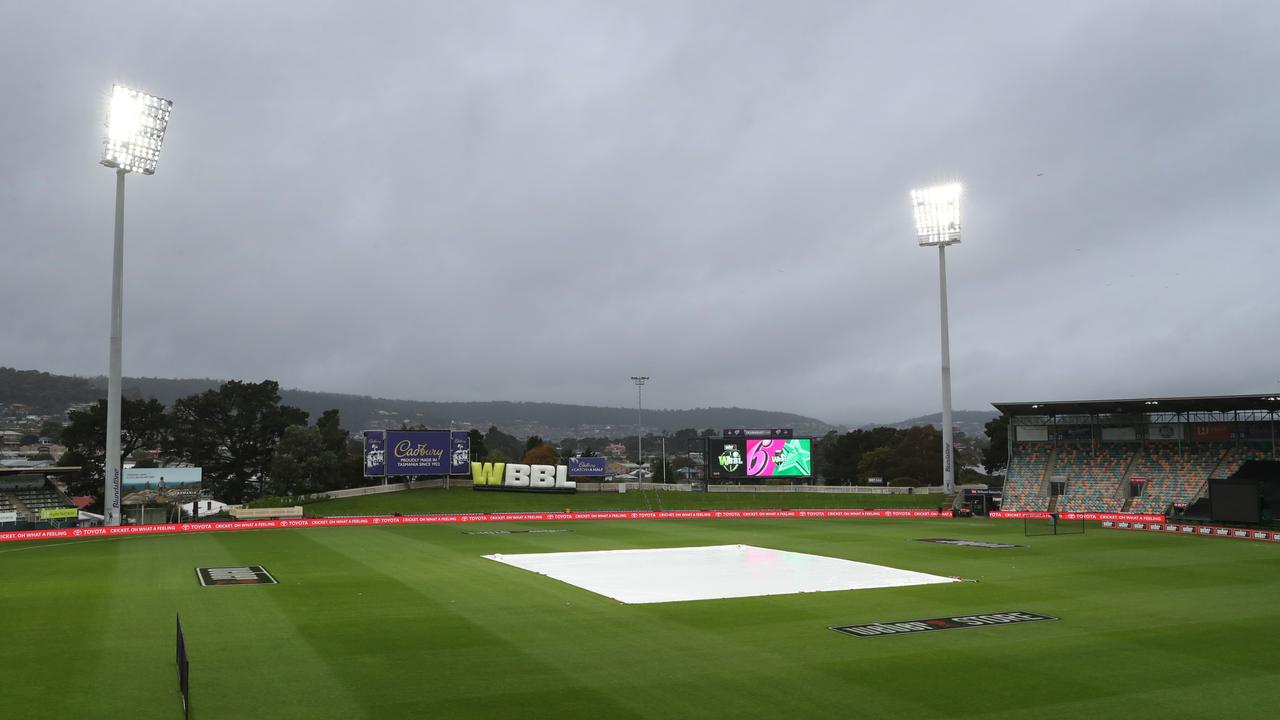 The rain tumbled down in Hobart. Picture: Getty Images