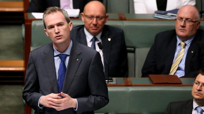 David Coleman, Liberal Party Member for Banks, NSW, makes his maiden speech in the House of Representatives in Federal Parliament, Canberra.