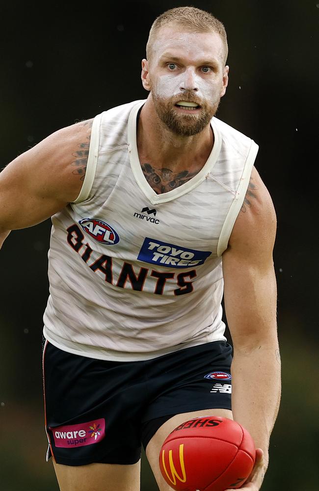 Jake Stringer was the big signing of the off-season for GWS. Picture: Phil Hillyard