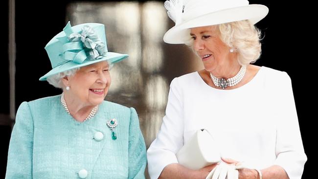 Queen Elizabeth II and Camilla in 2019. Picture: Getty Images