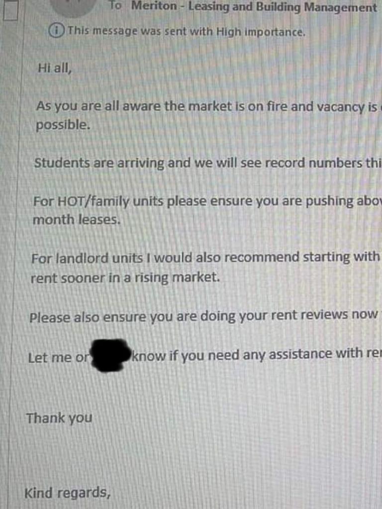 This photo was shared as ‘proof’ of the email. Picture: Reddit