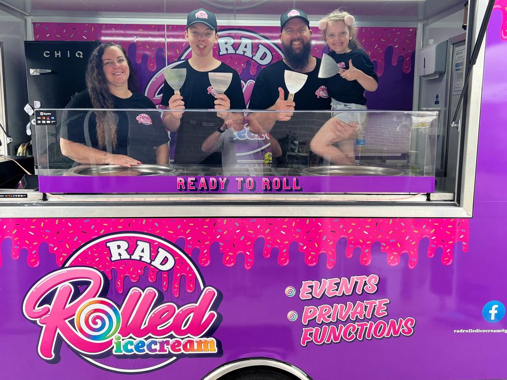 The team at RAD Rolled Ice Cream are in the running for a Best Small Business Award.