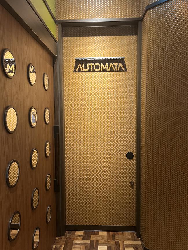 Automata is through a door off to the side of Whiskey Nova on the 32nd floor. Picture: Chantelle Francis / news.com.au