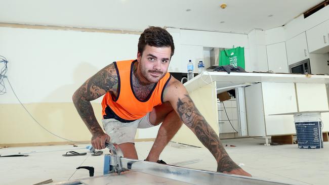 Who’s the man? Brad Sharman has been voted the best tradie on the Gold Coast by you. Photo: Richard Gosling