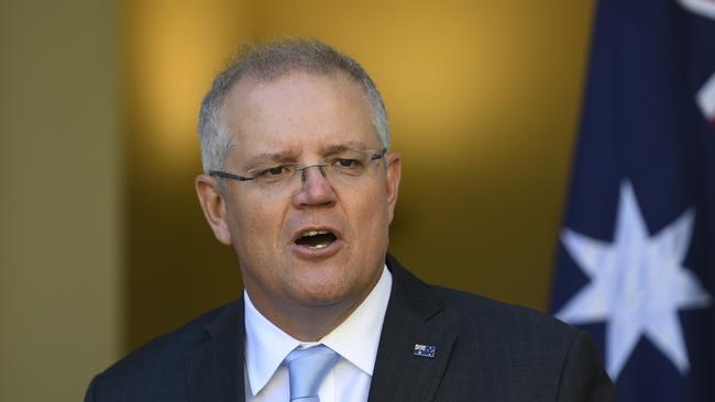 Scott Morrison says the government was about a third of the way through its recovery effort. Picture: AAP