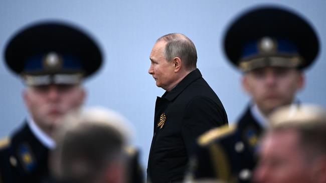 Vladimir Putin is untrammelled and untroubled by US rivalry with Russia. Picture: AFP