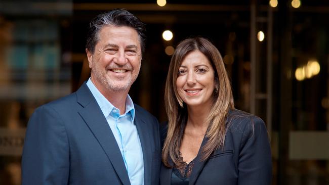Attivo ANZ executive chairman Anthony Gregoriou and Attivo and Mediahub CEO Sue Squillace.