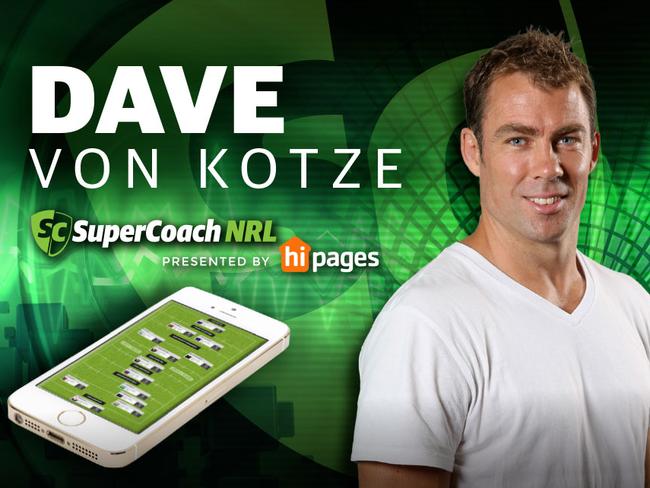 2014 champ Dave Von Kotze will use all five trades this week.