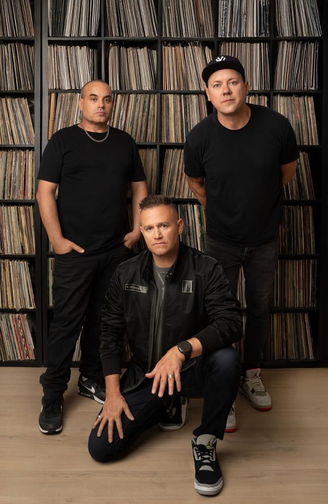 Hilltop Hoods are returning to Townsville as part of the new music festival One Street One Day, coinciding with the release of their first album in six years. Picture: Ashlee Jones.