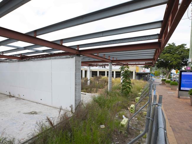 Pennisi's Arcade is left undeveloped in City Road, Beenleigh. 30.04.2020 Picture: Renae Droop