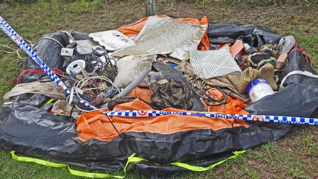 MSQ have been working with the owner of the boat, police and Livingstone Shire Council to have the debris collected. Photos: Malcolm Wells