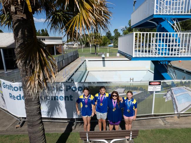 Grafton Olympic Pool has closed and now the only pool in town is a 25m indoor pool. Picture: Danielle Smith