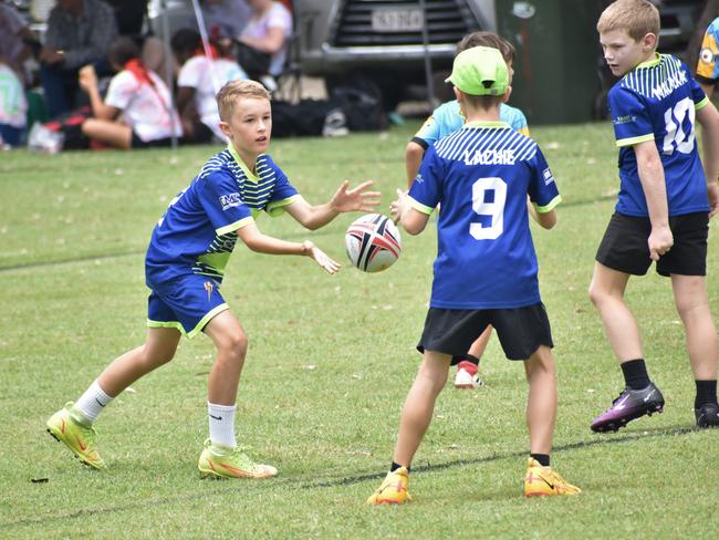 Action from the Red Rooster Junior Touch Carnival at Cyril Connell Fields, Rockhampton, on November 5, 2022.