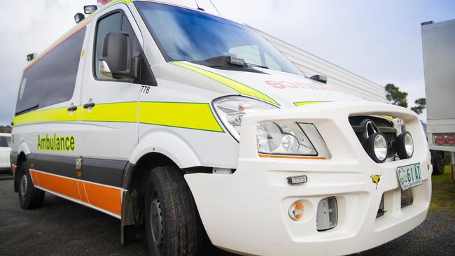 An Ambulance Tasmania vehicle.