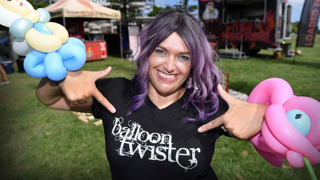 Amanda Ewing from Partypals at Picnic by the Lake, Kawana. Picture: Patrick Woods.