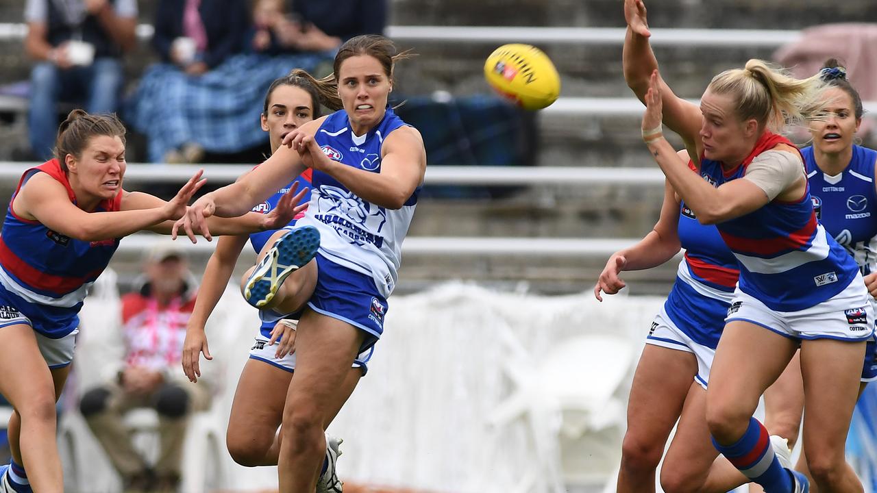 Jasmine Garner was dominant as North Melbourne moved closer to a finals berth.