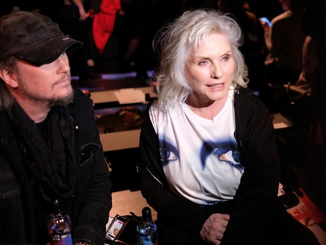 Debbie Harry attends the Jeremy Scott collection Front Row during, New York Fashion Week: The Shows at Gallery 1, Skylight Clarkson Sq on February 10, 2017 in New York City. Picture: Getty