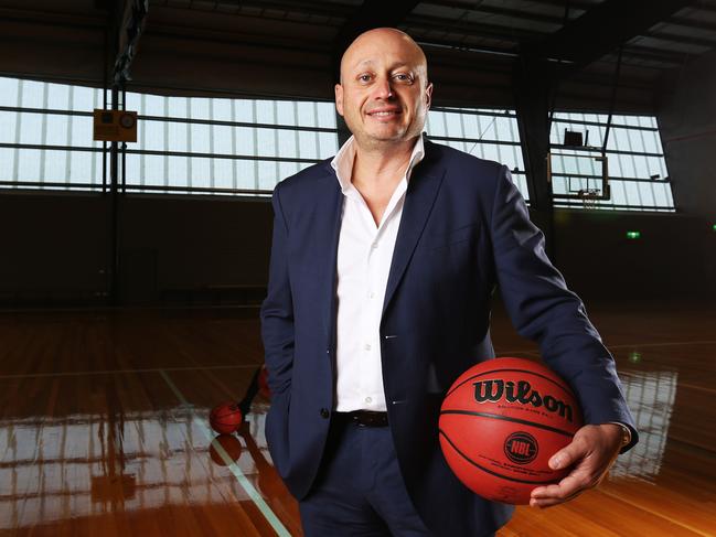 NBL owner Larry Kestelman announced that the NBL Blitz will be heading to Tasmania in September. Picture: Zak Simmonds