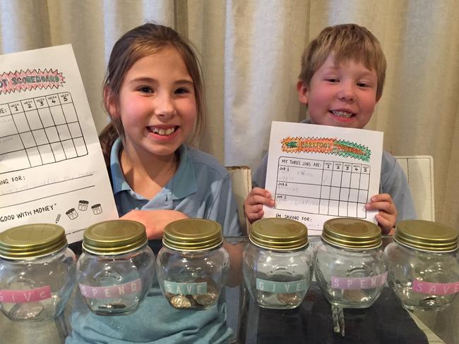 All kids need to get started is three jam jars and a scoreboard. Picture: Supplied