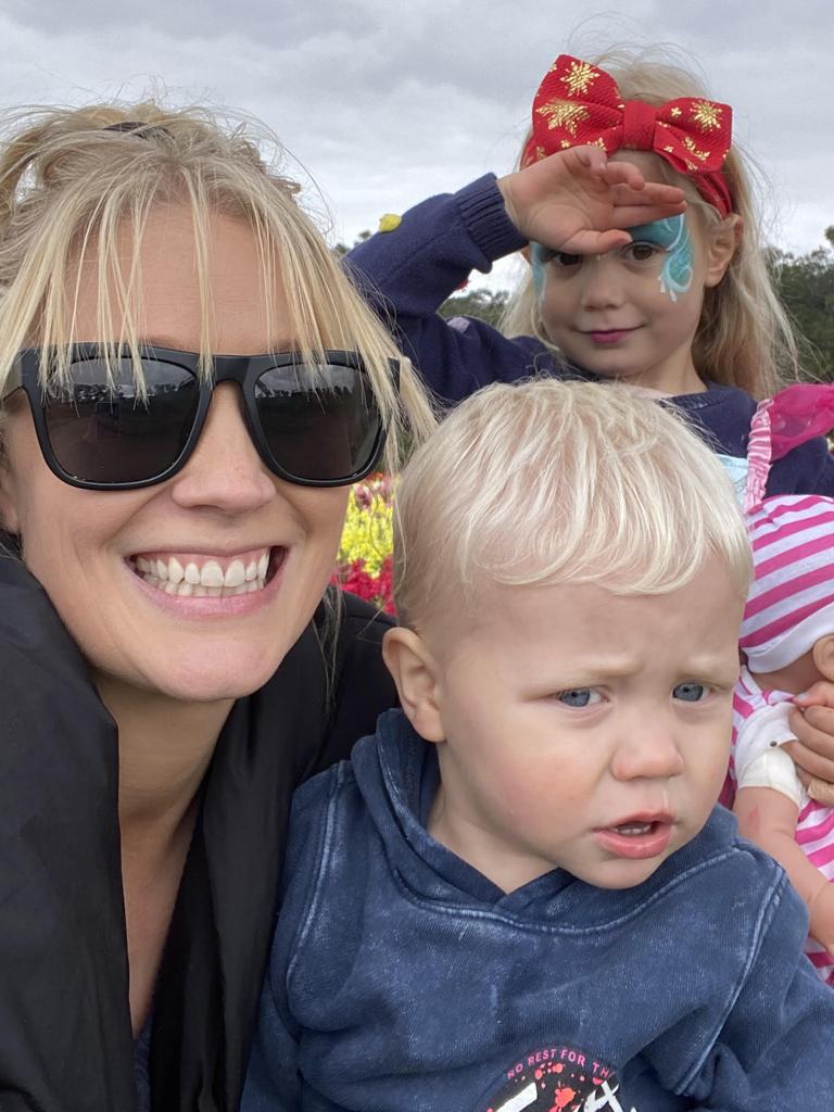 The mum said she will do anything to be around for her kids. Picture: Supplied