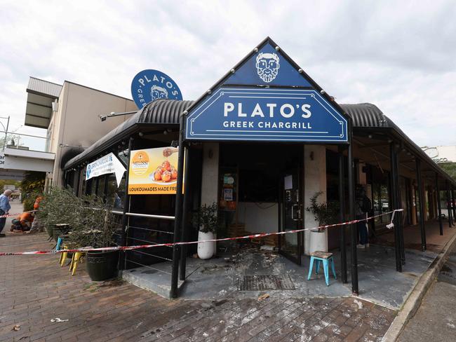 Fire - Platos Greek Chargrill at 80 Walkerville Terrace Adelaide CBD. Pictured on 4th September 2024. Picture: Ben Clark