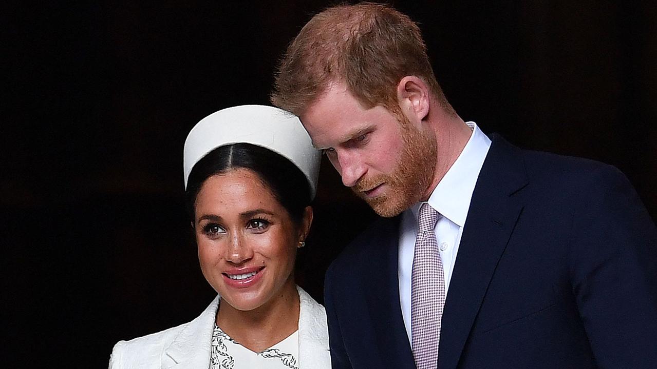 There was drama over Meghan Markle’s tiara, it has been reported. Picture: AFP