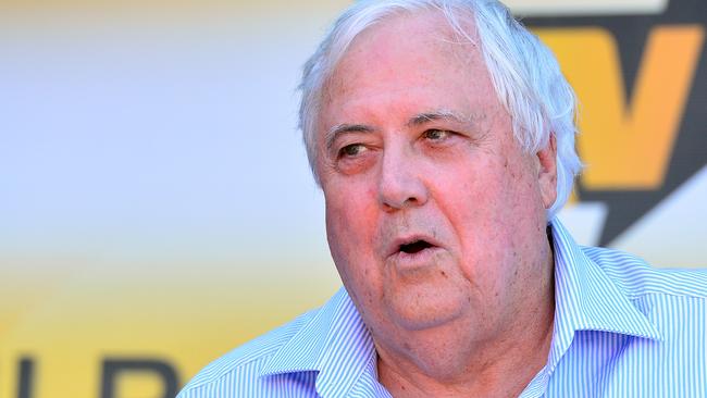 Clive Palmer says construction will start in 2020. Picture: Zak Simmonds