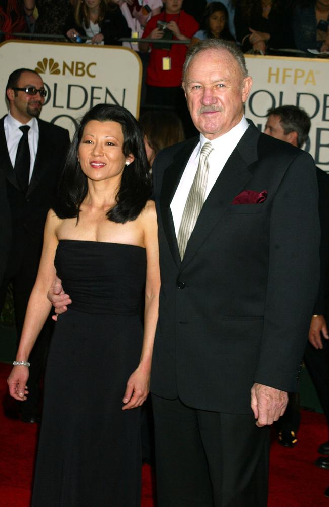 Gene Hackman and wife Betsy Arakawa had been married 34 years. Picture: Jeffrey Mayer/WireImage