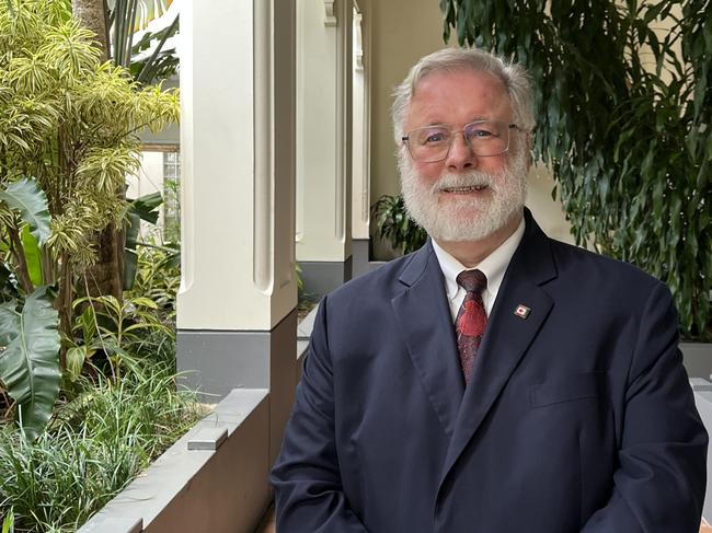 Canadian paediatric anaesthesiologists Allen Finley delivered a key address at the Faculty of Pain Medicine’s 2025 ‘Diving Deep’ symposium in Cairns. Photo: Frankie Rowsell.