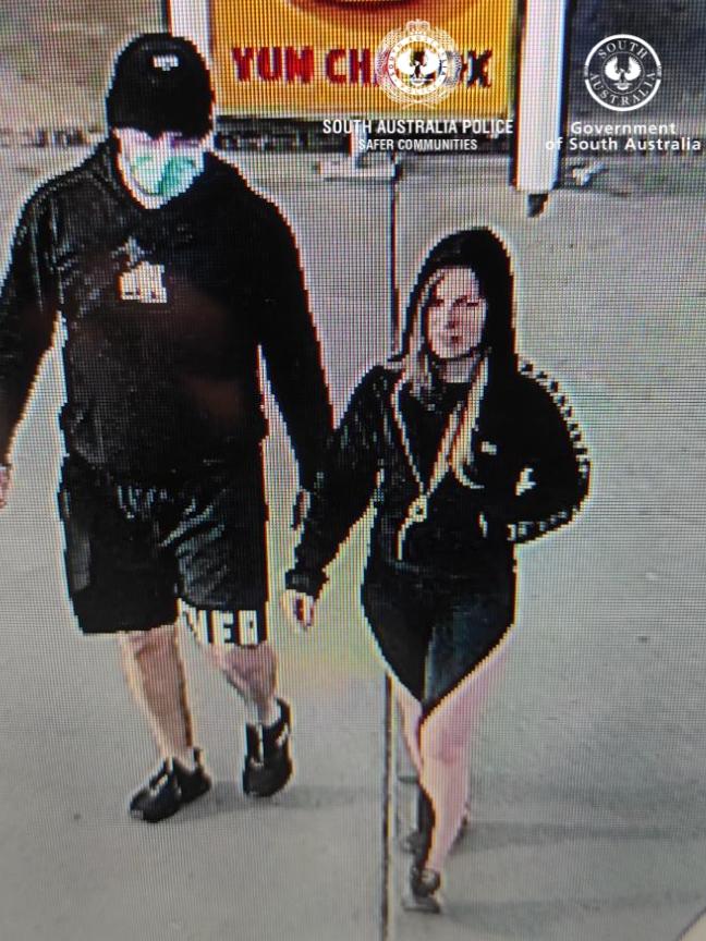 Police are investigating the theft of a van from Surrey Downs, and have released CCTV images of the suspects involved. Picture: SA Police