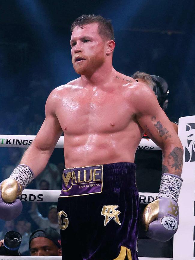 Saul "Canelo" Alvarez is the biggest name in boxing. Sarah Stier/Getty Images/AFP.