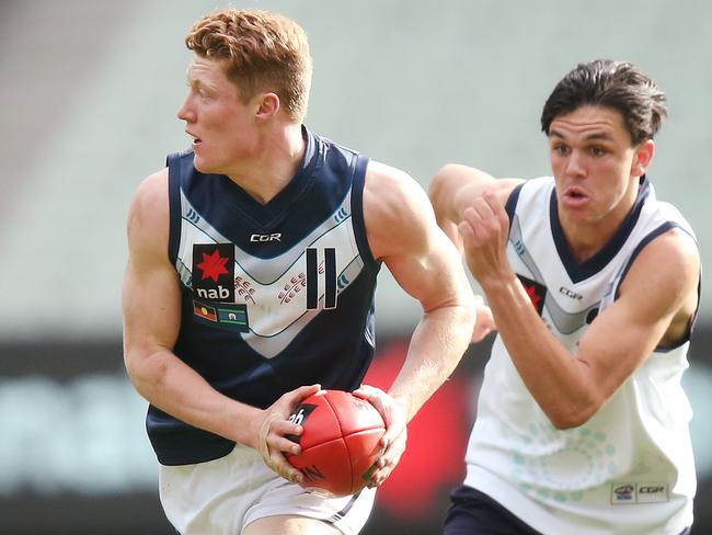 Matt Rowell shows his burst for Vic Metro. Picture: Michael Dodge/Getty Images